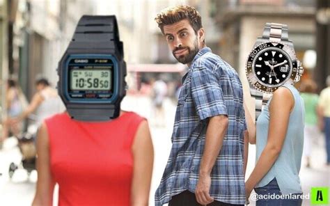 rolex vs casio meme|rolex for a casio.